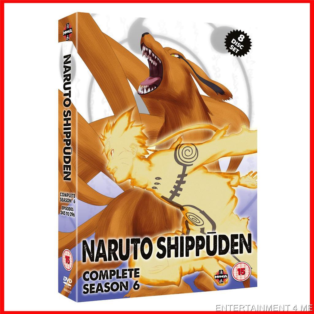 NARUTO SHIPPUDEN - COMPLETE SEASON 6 **BRAND NEW DVD*** | eBay