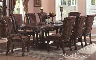 Formal Dining Room Tables on Estelle Formal 7 Pc Dining Room Set 6 Chairs And Table Extends From 72