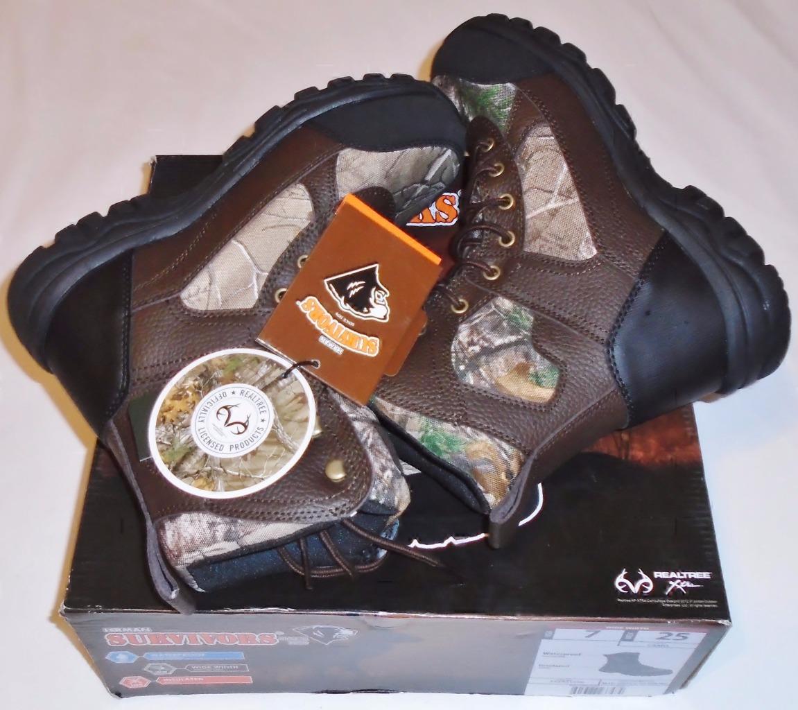 Herman Survivors Camo Boots, 8", Wide Width, Hunting, Insulated