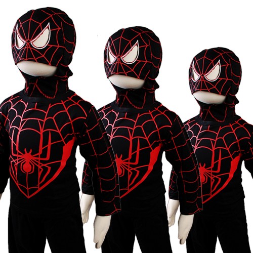 D302 Boys Black Red Spiderman Costume Party Halloween carnival Outfits eBay D302 Boys Black Red Spiderman Costume Party Halloween carnival Outfits eBay