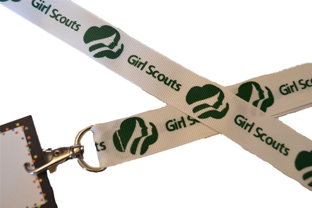 12 Girl Scouts Party Ribbon Lanyards w Name Cards eBay