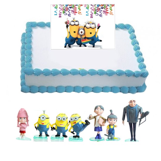 Despicable Me 2 Movie Cake Set - 8 Figures, includes 4 ...
