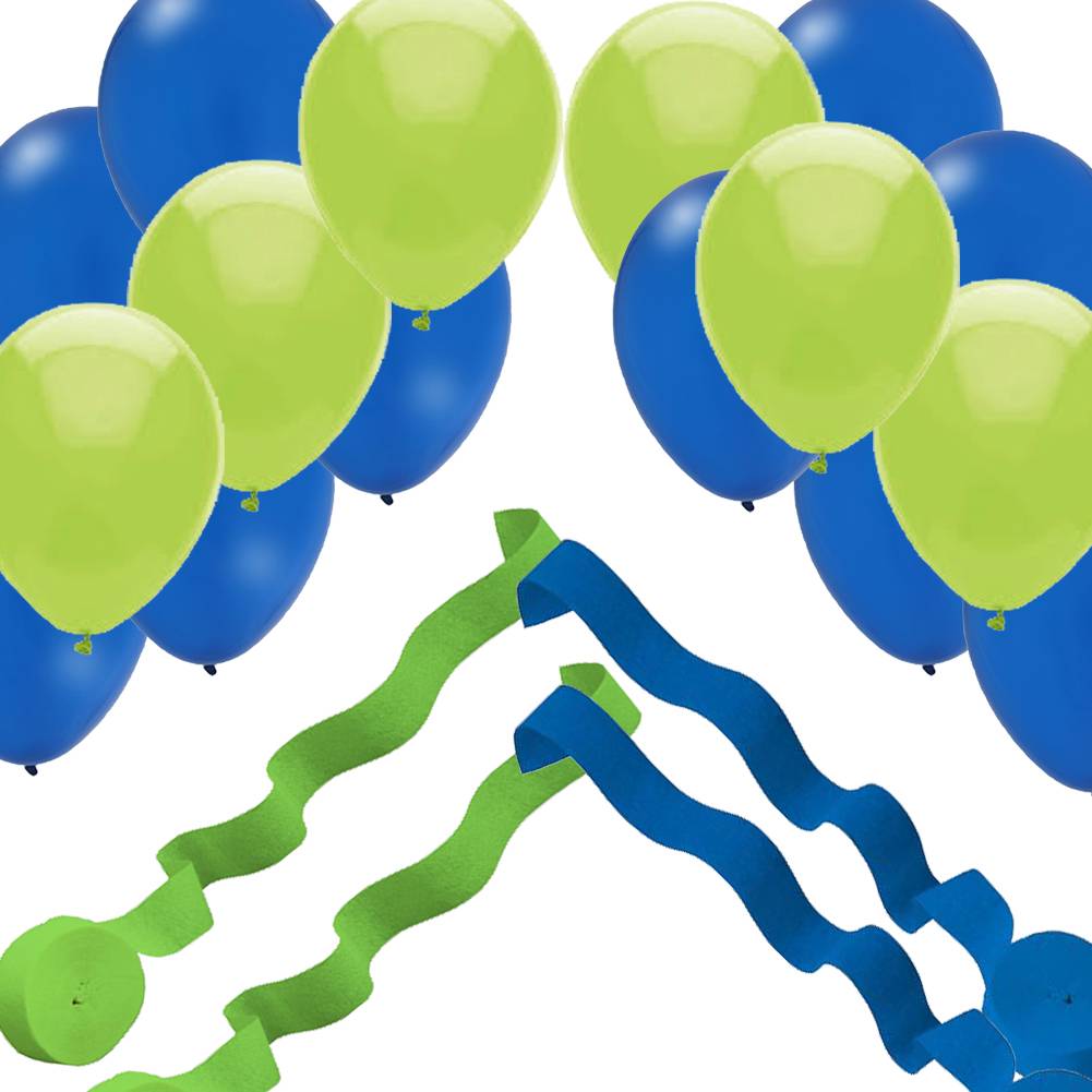 Seattle Seahawks Super Bowl Party Decorations 24 Balloons 4