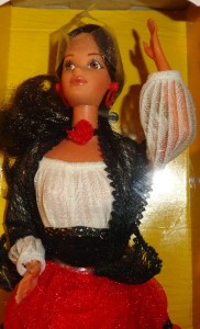 VINTAGE 1979 FIRST Hispanic Barbie Doll Black Red Dress Mattel No. 1292 NEW NRFB | eBay