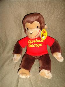 old curious george stuffed animal