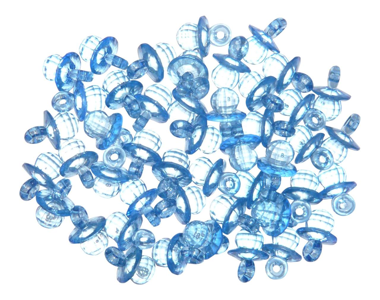 50 Faceted Dummy Charm pacifier nappy cake table ...