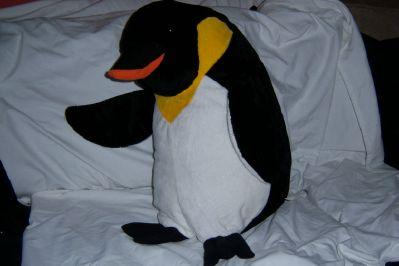 extra large stuffed penguin
