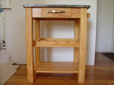 Kitchen Island Cart on Caster Wood Kitchen Island Cart Wine Rack Marble Granite Top Snack Bar