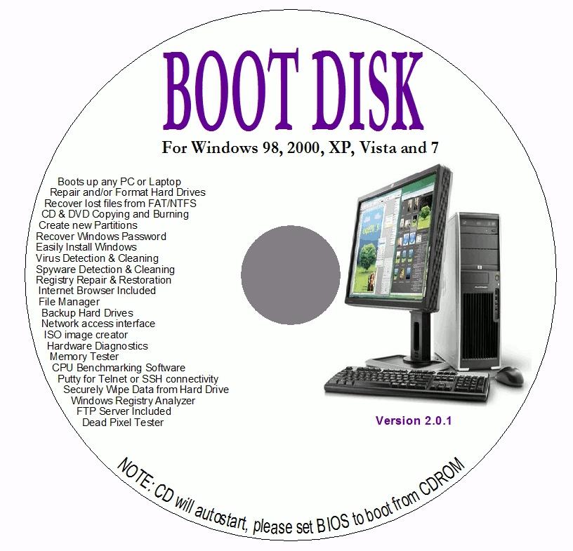 reinstall windows xp os BOOT DISK WITH PC REPAIR, RESCUE, INSTALL for PC/LAPTOP pic