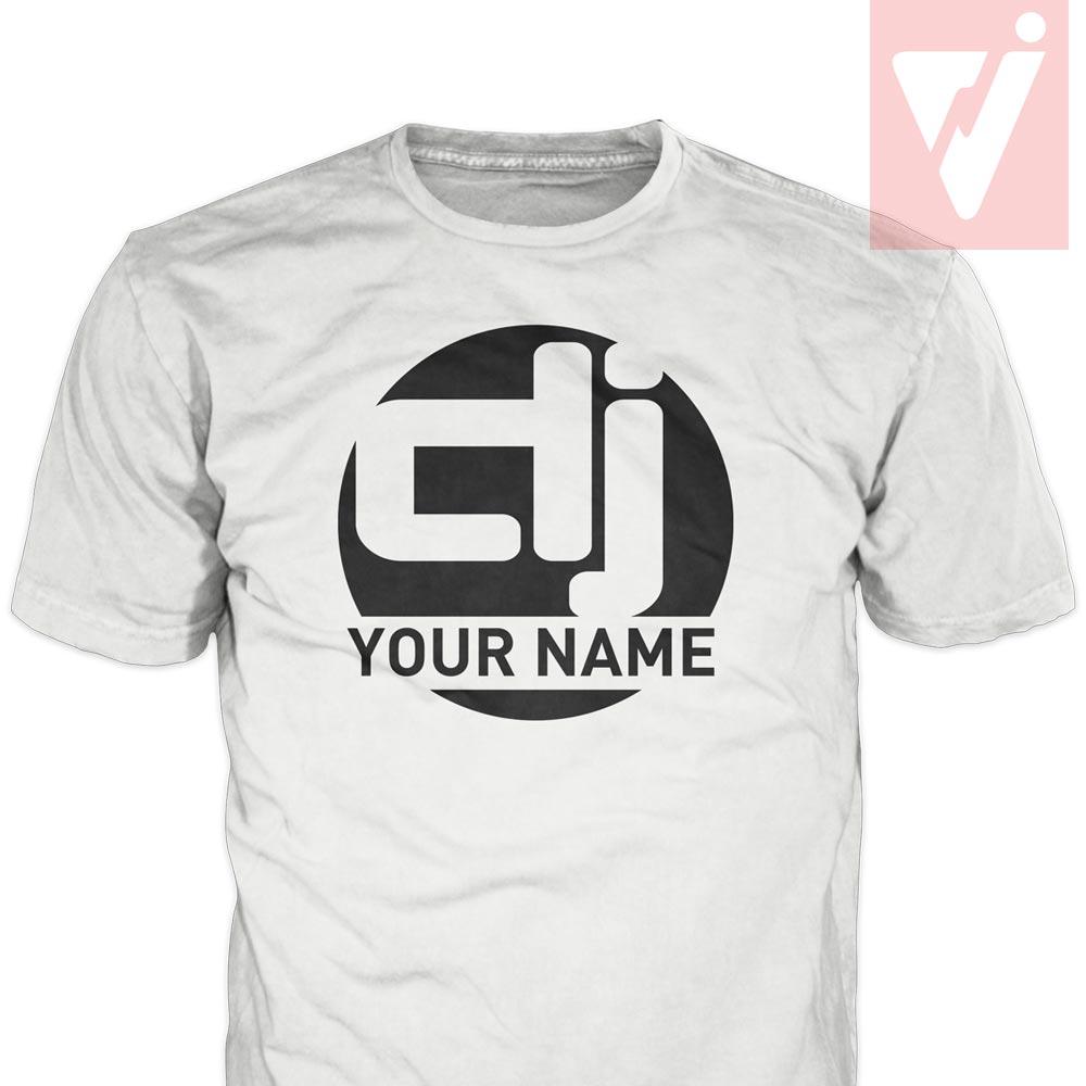 DJ Your Name Custom Personalised Male Man Tshirt TShirt S M L XL XXL