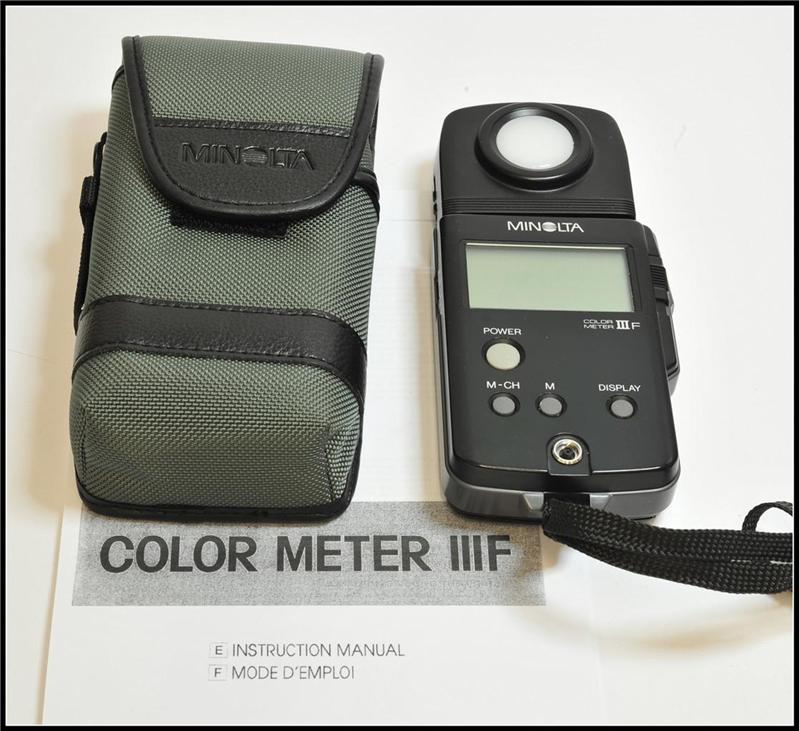 Minolta Color Meter IIIf eBay