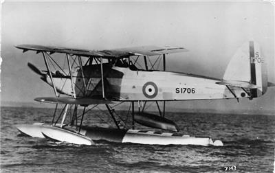 1930s Fairey Iiif Experimental Version Seaplane S1706 Unused Postcard 