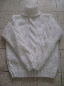Free Knitting Pattern for Baby Sweater, Toddler to 3T Sweater