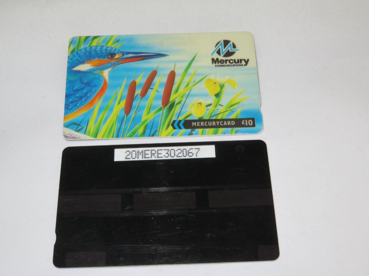 MERCURY COMMUNICATIONS MERCURY OR One2One Phonecard BRITISH WILDLIFE