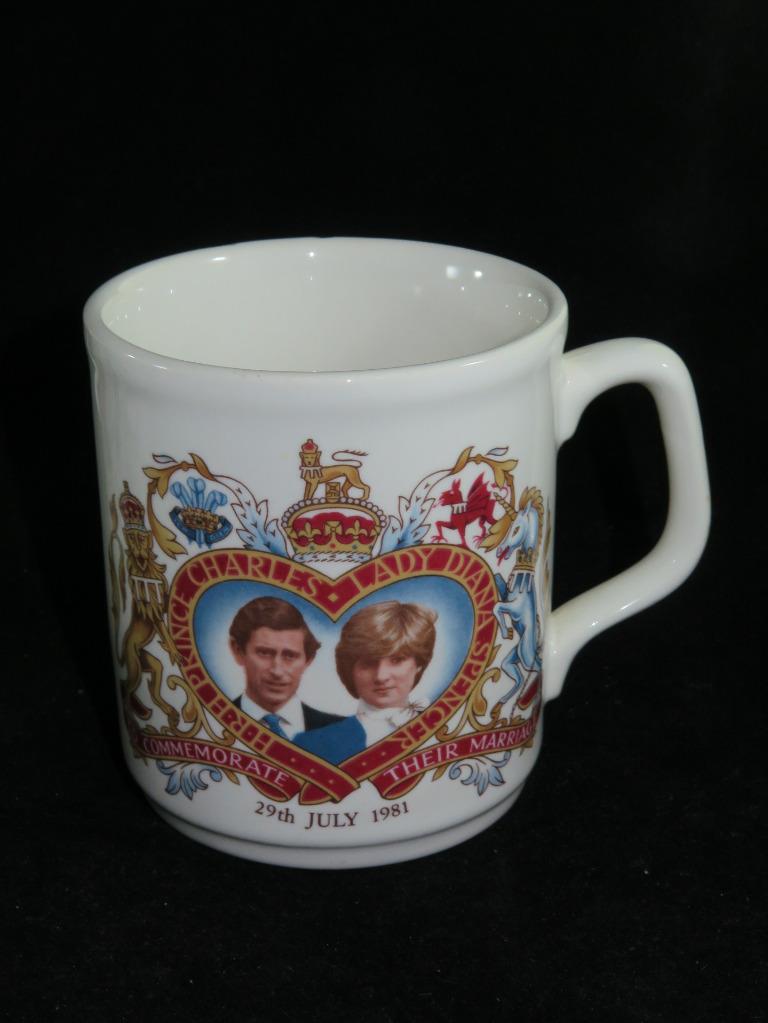 Collectable Commemorative China Mug Prince Charles and Diana Wedding