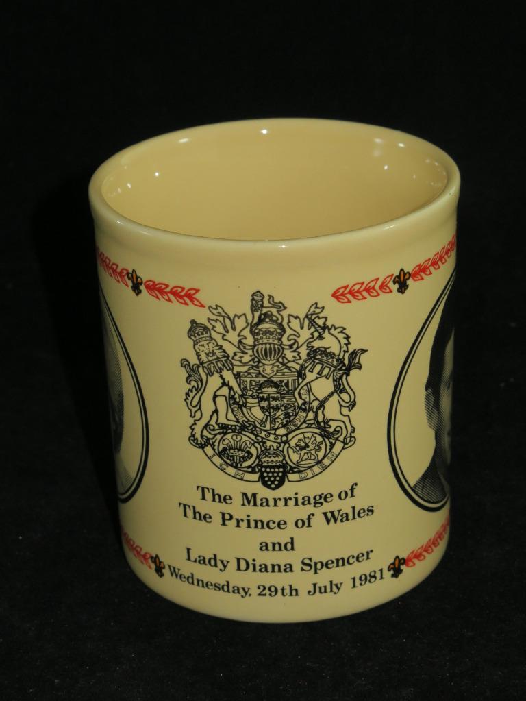 Collectable Commemorative China Mug Prince Charles and Diana Wedding