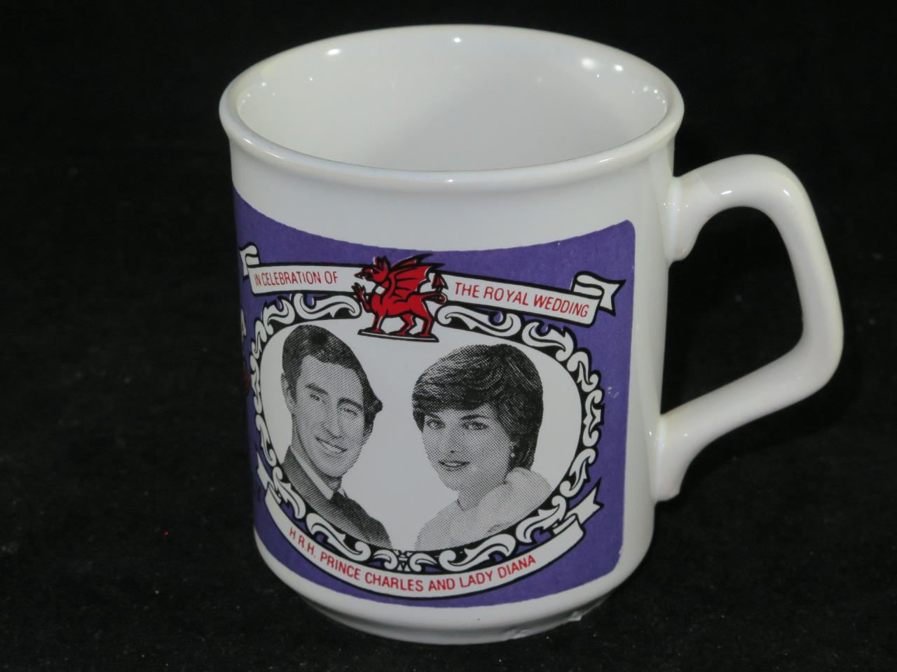 Collectable Commemorative China Mug Prince Charles and Diana Wedding