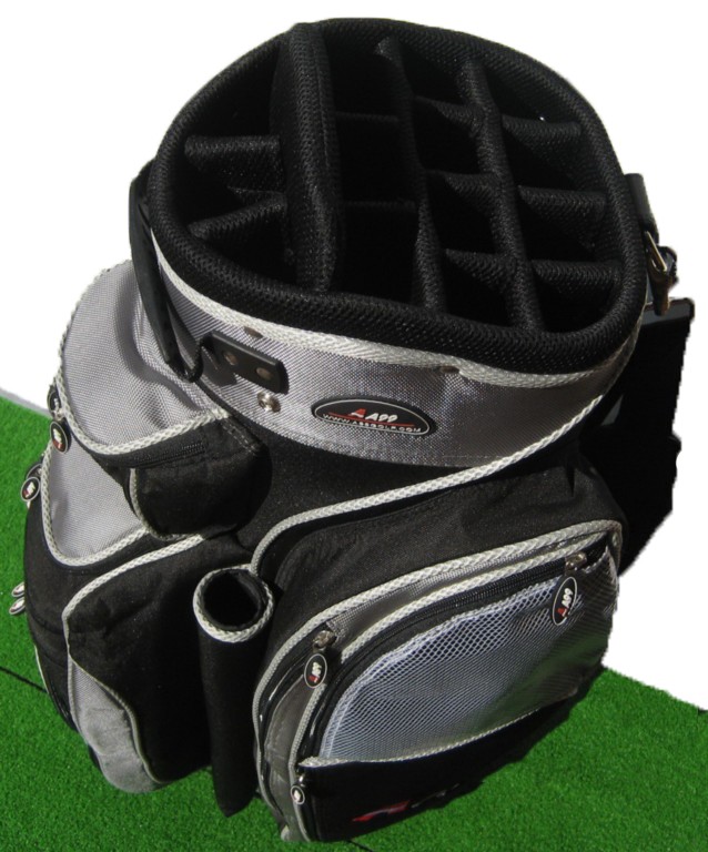 New golf cart bag 14way individual divider golf bag black/Red