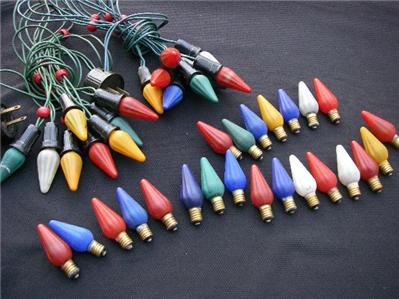 39 antique c6 mazda ge vintage christmas tree lights and 2 39 antique c6 mazda ge vintage christmas tree lights and 2