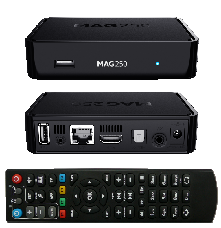 MAG250 DECODER IPTV HDTV 1080P HDMI STREAMING TV HD BOX MEDIA PLAYER ...
