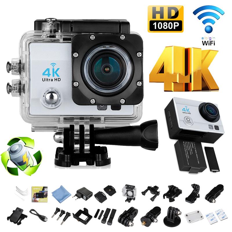 sport action camera 4k ultra hd 30fps wifi waterproof cam