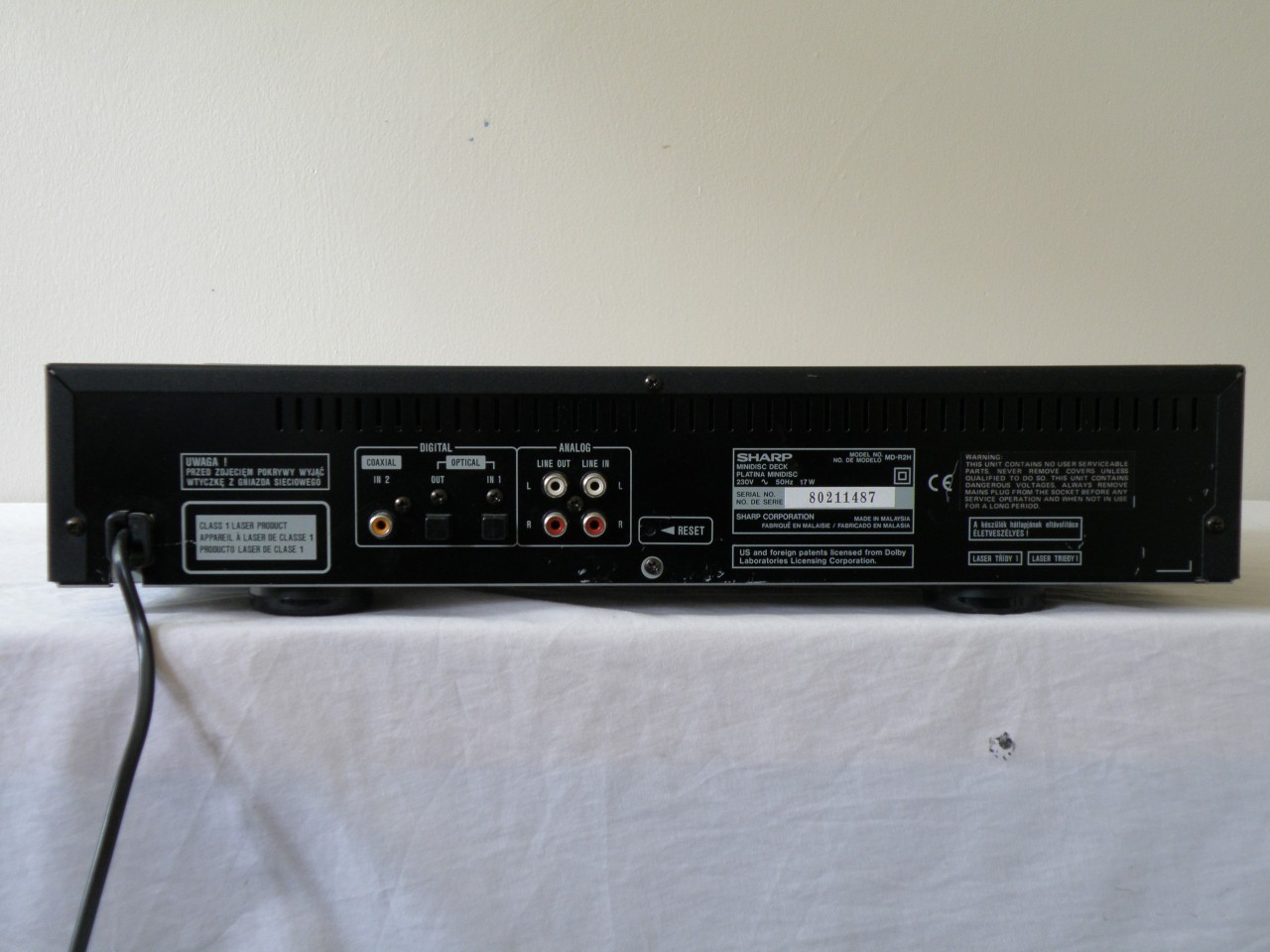 Sharp MDR2 Mini disc recorder / player eBay