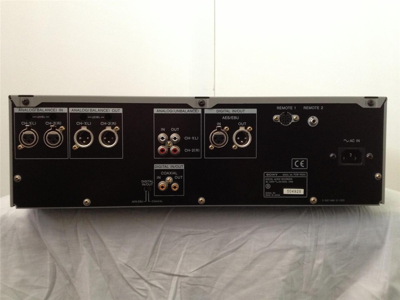 Sony PCMR500 DAT Recorder eBay