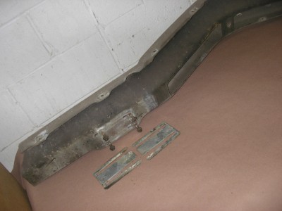 1980 81 Pontiac Bonneville Front Bumper Reinforcement Ebay
