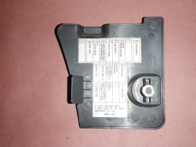 1990-1993 Honda Accord Dark Gray Fuse Box Cover 1984 honda accord fuse box 