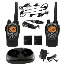 nooa weather service MIDLAND 2 WAY GMRS RADIO NOOA WATERPROOF WALKIE TALKIE pic