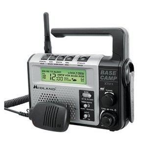 nooa weather service MIDLAND 2 WAY RADIO DYNAMO CRANK POWER EMERGENCY NOOA pic