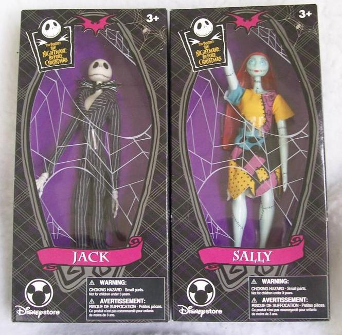 jack skeleton and sally dolls