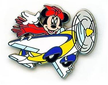 minnie mouse ride on plane