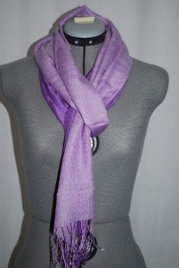 *New Azuri Feather Ombre Pashmina Scarf~Lavender*$105~