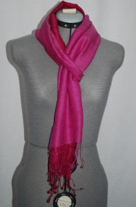 ~*New Azuri Feather Ombre Pashmina Scarf *Berry* $105*~