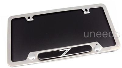 Nissan 350z front license plate frame #3