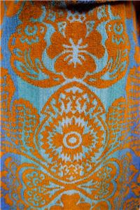 Vtg 1970's Tapestry TeRRY CLoTH VeLouR SuRfeR BeaCH CaBaNa HIPPiE Robe