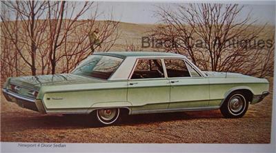 Original Vintage 1968 Chrysler 300 New Yorker Newport