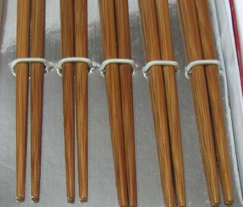 Oriental Chinese Wooden Chopsticks 5 PCS G