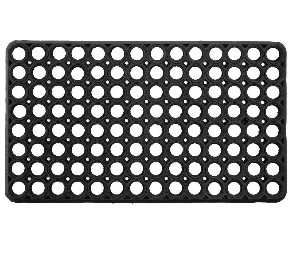 HEAVY DUTY INDOOR OUTDOOR RUBBER RONDO HALLWAY GARAGE DOOR MAT eBay