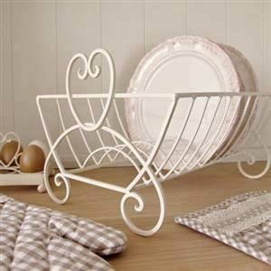 shabby chic heart plates drainer kitchen dish rack holder vintage country style ebay shabby chic heart plates drainer kitchen dish rack holder vintage country style ebay