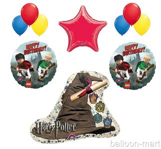 Harry Potter Birthday Party Ideas on Harry Potter Balloons Set Birthday Party Supplies Sorting Hat Wizzard