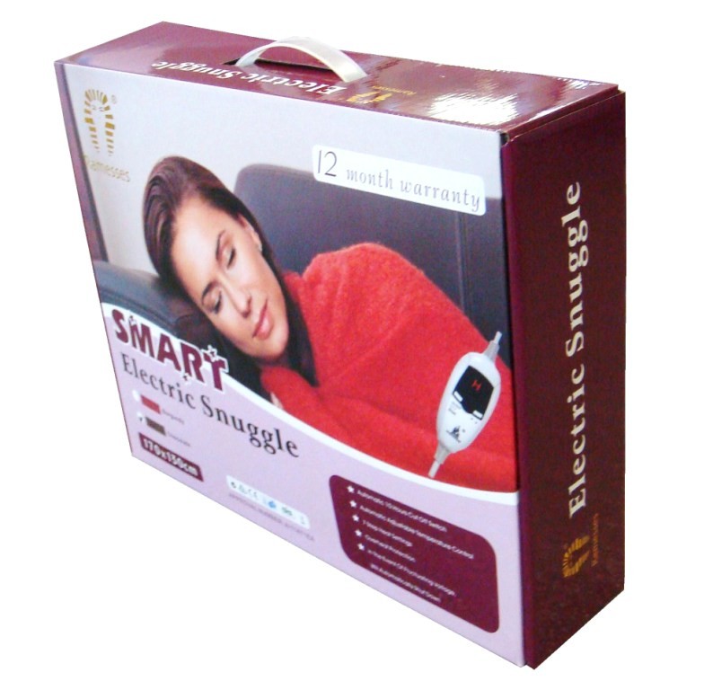 NEW SMART Electric Snuggle Blanket / Heated Throw Rug eBay