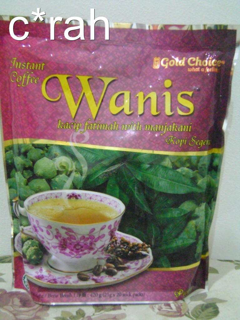 Instant Coffee Wanis Kacip Fatimah With Manjakani Ebay