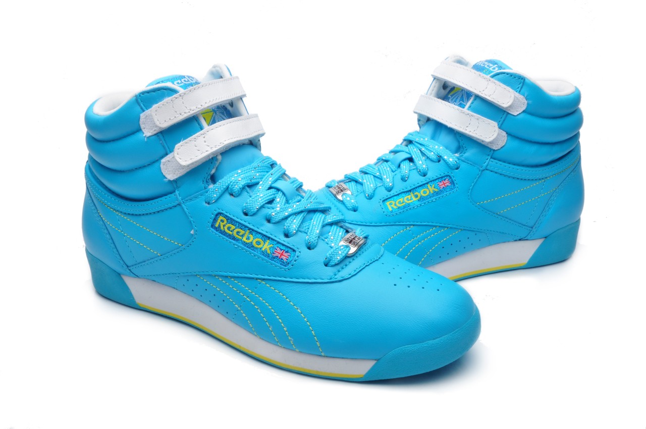 reebok freestyle hi neon
