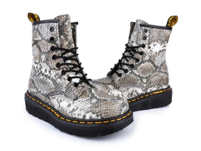 dr marten snakeskin boots