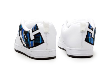 Newborn Shoes on Dc Mens Shoes Court Graffik Se 300927 White Blue Plaid Us Mens Size 12