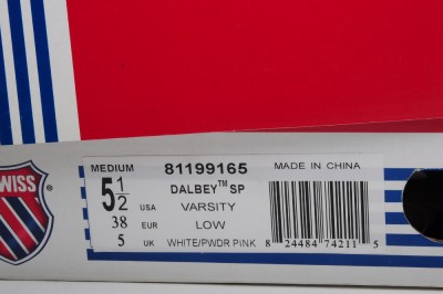 Baby Phat Toddler Shoes on Swiss Kids Shoes Dalbey Varsity Wht Pwdr Pink Us 5 5 Ebay