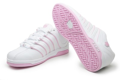 Baby Phat Toddler Shoes on Swiss Kids Shoes Dalbey Varsity Wht Pwdr Pink Us 5 5   Ebay