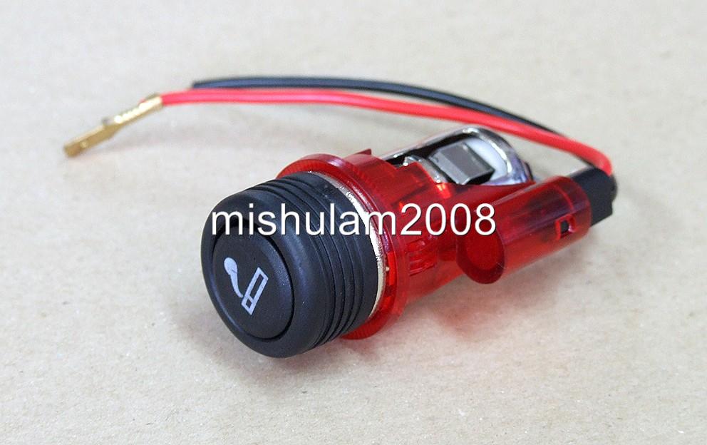 ROT Zigarettenanzünder Steckdose AUDI A1 A4 A3 80 100 200 OVP neu